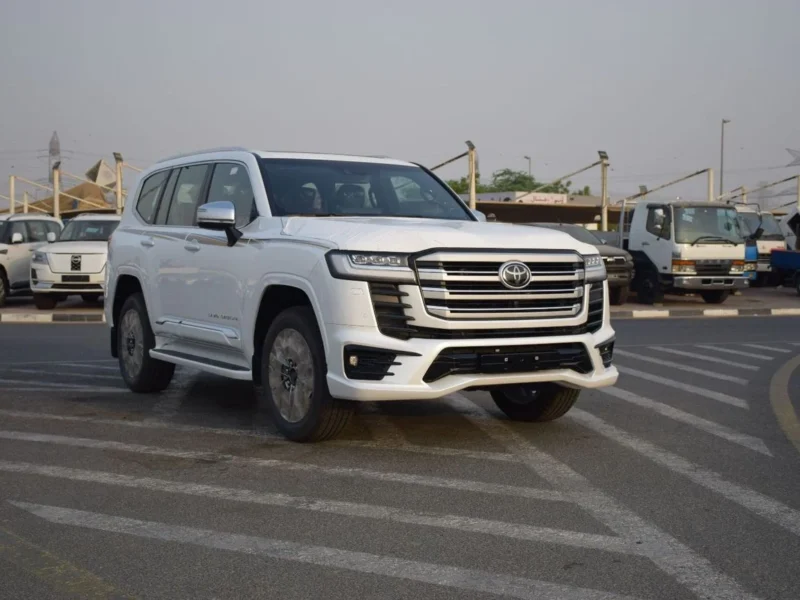 2024 Toyota Land Cruiser 3.3L Diesel V6 Twin Turbo Engine White Red SUV 4WD