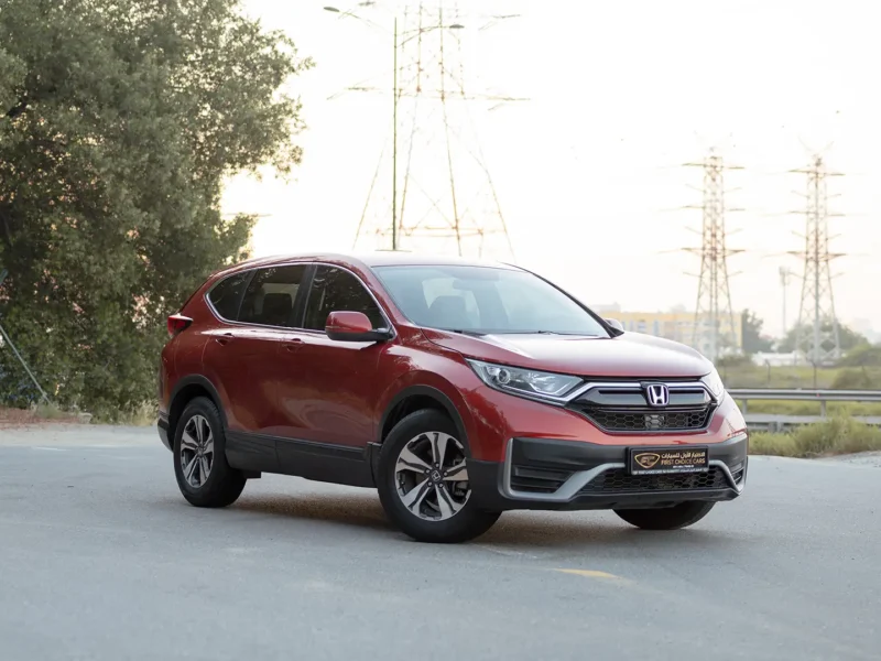 2021 Honda CR-V LX 2.4 Litres 4 Cylinders Petrol Engine Red Beige SUV GCC Specs