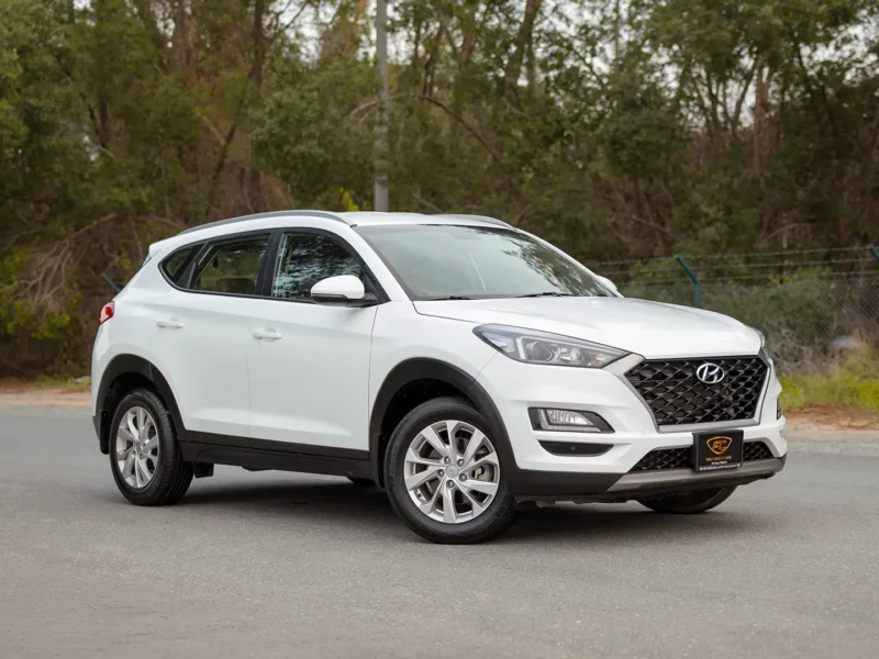 2020 Hyundai Tucson GDI 2.4L 4 Cylinders Petrol Engine White Beige SUV GCC Specs