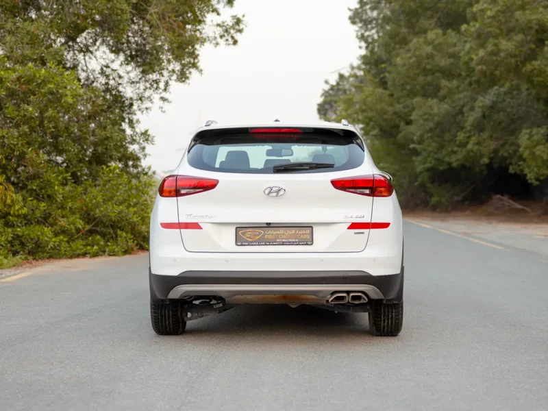 2020 Hyundai Tucson GDI 2.4L 4 Cylinders Petrol Engine White Beige SUV GCC Specs