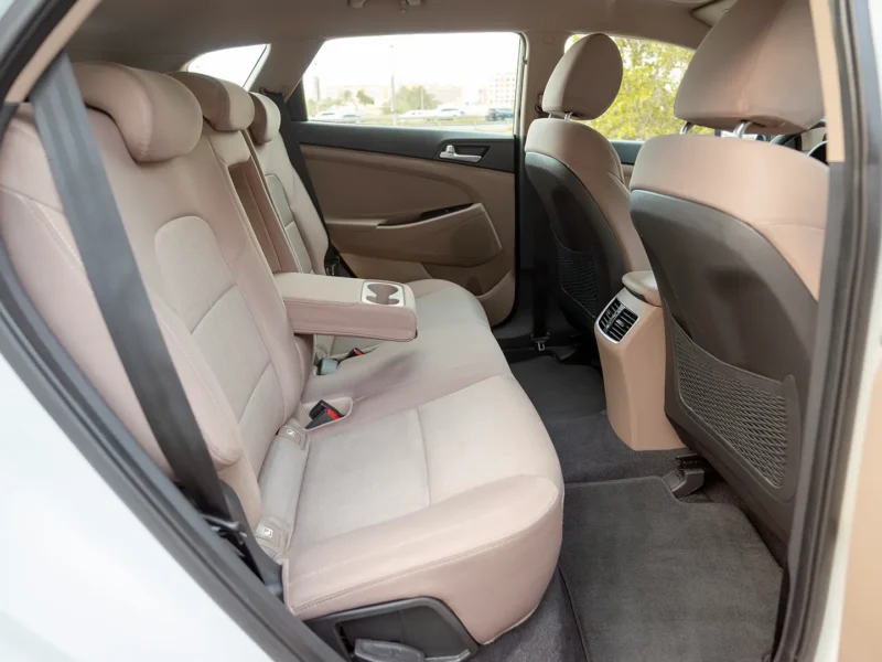 2020 Hyundai Tucson GDI 2.4L 4 Cylinders Petrol Engine White Beige SUV GCC Specs