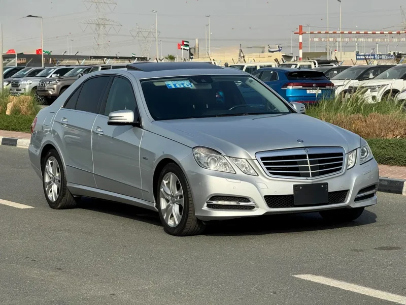 2010 Mercedes-Benz E-Class E350 6 Cylinders Petrol Engine Silver Black Sedan