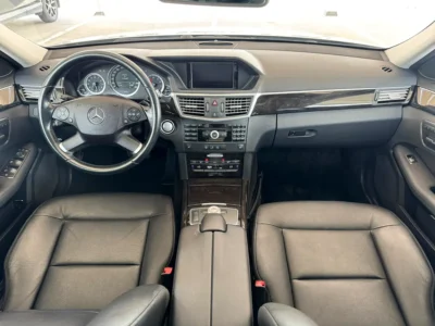 2010 Mercedes-Benz E-Class E350 6 Cylinders Petrol Engine Silver Black Sedan