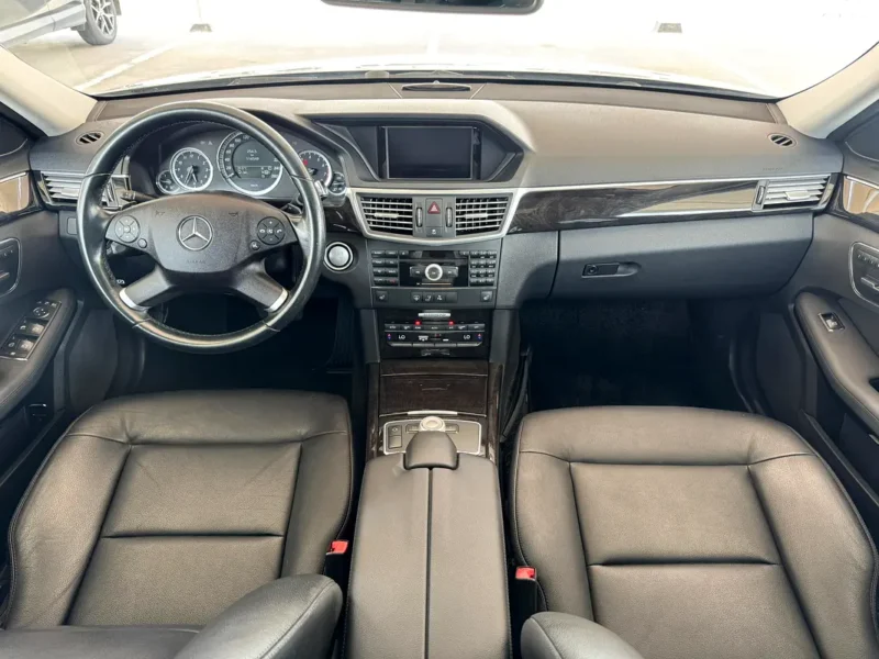 2010 Mercedes-Benz E-Class E350 6 Cylinders Petrol Engine Silver Black Sedan