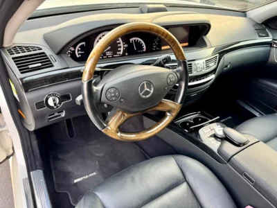 2010 Mercedes-Benz S-Class S 350 AMG PACKAGE AUCTION GRADE 4/B White Black Sedan