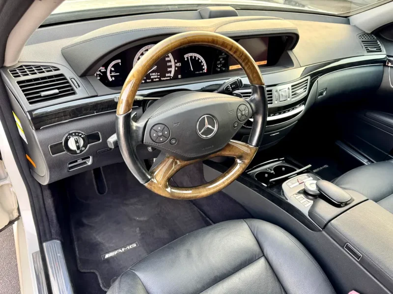 2010 Mercedes-Benz S-Class S 350 AMG PACKAGE AUCTION GRADE 4/B White Black Sedan