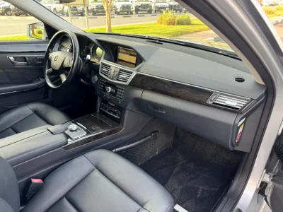 2010 Mercedes-Benz E-Class E350 6 Cylinders Petrol Engine Silver Black Sedan