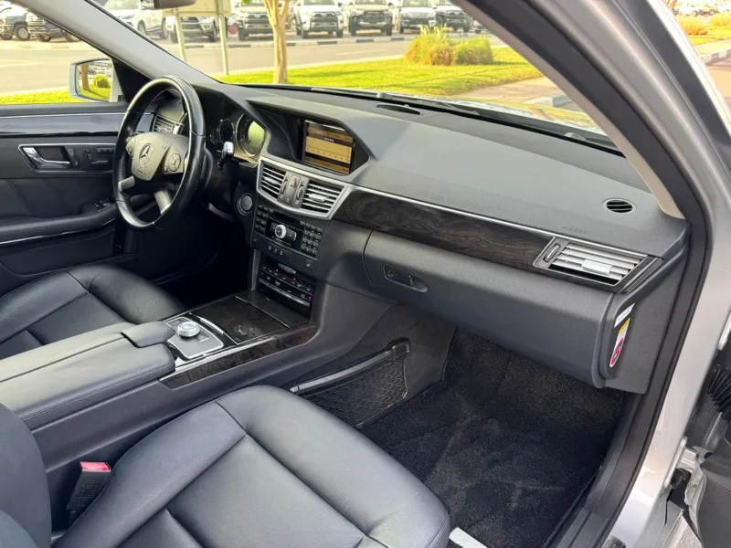 2010 Mercedes-Benz E-Class E350 6 Cylinders Petrol Engine Silver Black Sedan