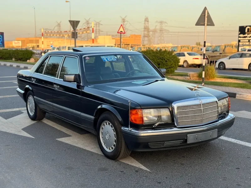 1989 Mercedes-Benz SEL-Class 560 SEL 8 Cylinders Petrol Engine Black Sedan Clean Title