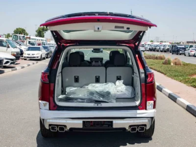 2024 GMC Acadia Denali 2.5L Turbocharged Inline-4 Petrol Engine Red White SUV