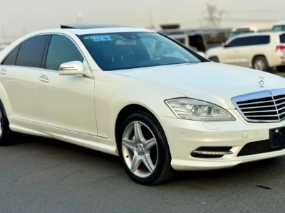 2010 Mercedes-Benz S-Class S 350 AMG PACKAGE AUCTION GRADE 4/B White Black Sedan