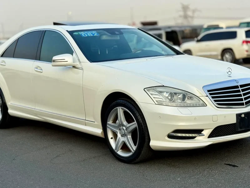 2010 Mercedes-Benz S-Class S 350 AMG PACKAGE AUCTION GRADE 4/B White Black Sedan