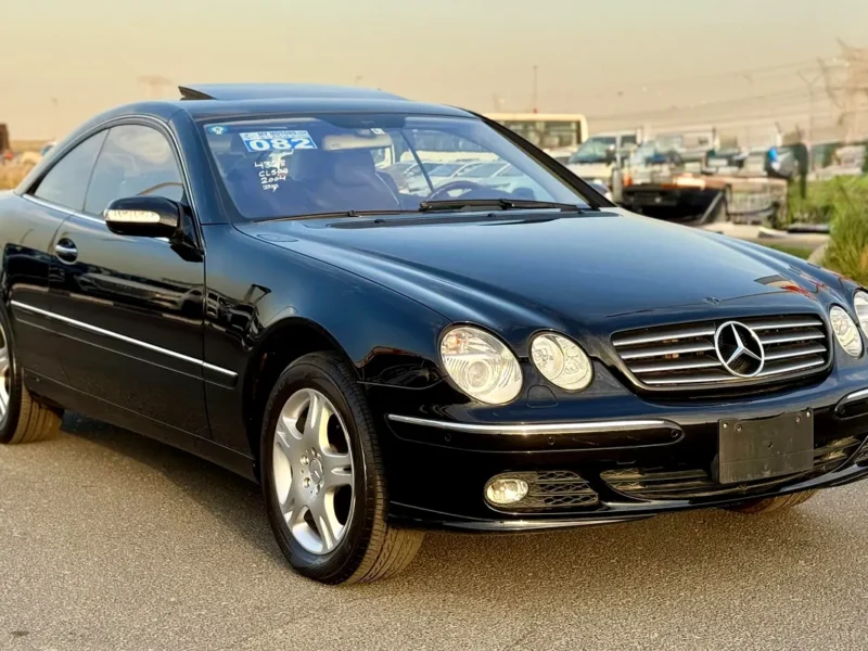 2004 Mercedes-Benz CL-Class CL 500 V8 Petrol Engine Black Coupe AUCTION GRADE 4/B