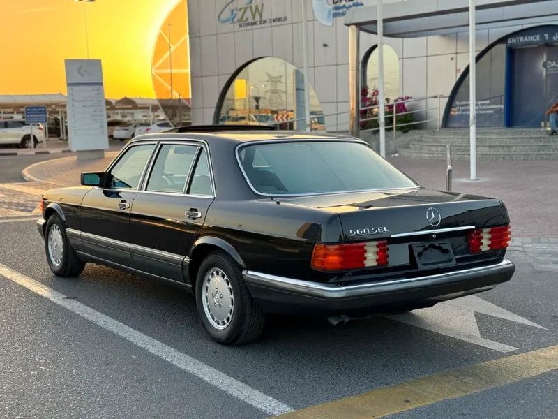 1989 Mercedes-Benz SEL-Class 560 SEL 8 Cylinders Petrol Engine Black Sedan Clean Title
