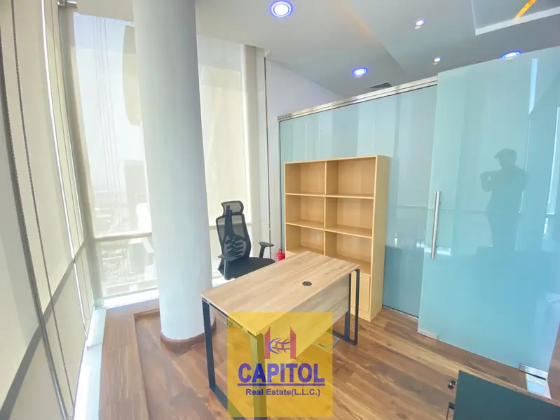 WOW CHEAPEST OFFICE 975 SQFT Fully Fitted and furnished -WITH 3 PARTITION AVAILABLE FOR RENT