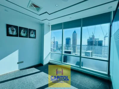 Fully Fitted & 3 Partitioned Office in Parklane Tower for Rent