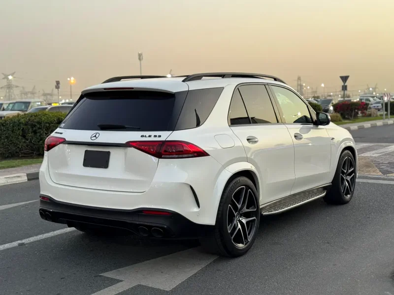 2021 Mercedes-Benz GLE-Class GLE 53 AMG 4Matic Plus 6 Cylinders White Black SUV