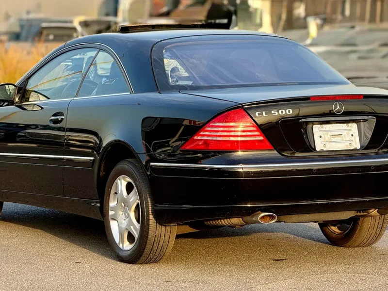 2004 Mercedes-Benz CL-Class CL 500 V8 Petrol Engine Black Coupe AUCTION GRADE 4/B