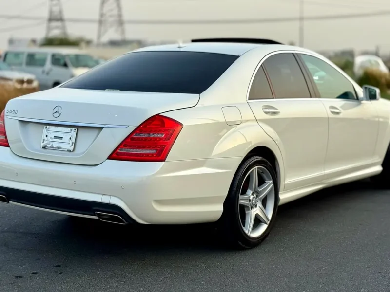 2010 Mercedes-Benz S-Class S 350 AMG PACKAGE AUCTION GRADE 4/B White Black Sedan
