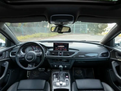 2016 Audi S6/RS6 TFSI Quattro 4.2 Litres 8 Cylinders Petrol Engine White Black Sedan GCC Specs