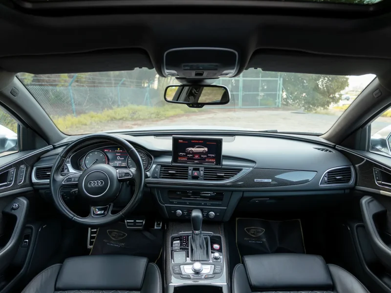 2016 Audi S6/RS6 TFSI Quattro 4.2 Litres 8 Cylinders Petrol Engine White Black Sedan GCC Specs