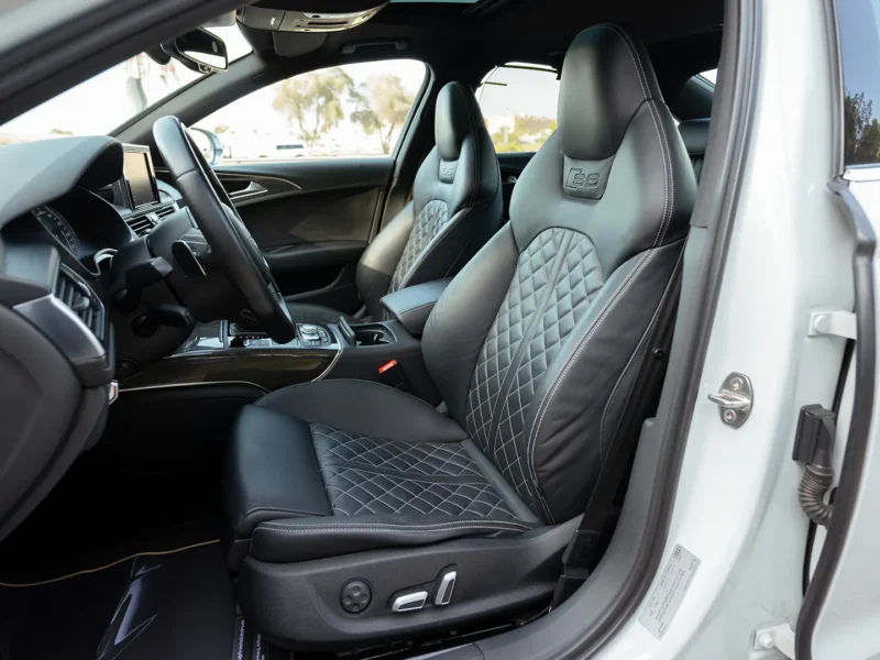 2016 Audi S6/RS6 TFSI Quattro 4.2 Litres 8 Cylinders Petrol Engine White Black Sedan GCC Specs