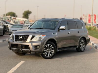 2020 NISSAN ARMADA SL 5.6 Litres V8 Petrol Engine VVT Grey Black SUV US Specs