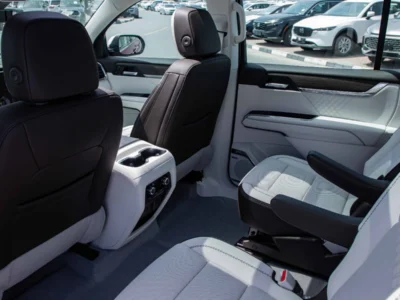 2024 GMC Acadia Denali 2.5L Turbocharged Inline-4 Petrol Engine Red White SUV