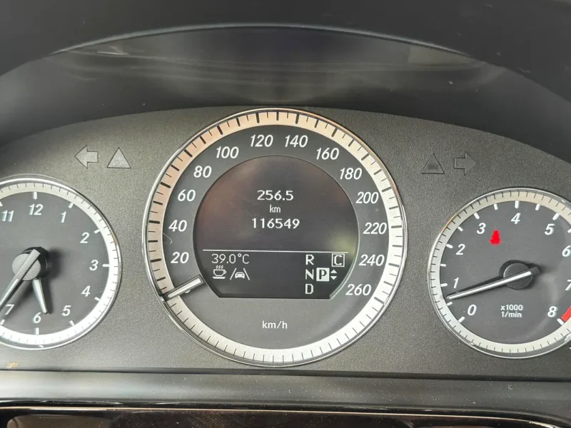 2010 Mercedes-Benz E-Class E350 6 Cylinders Petrol Engine Silver Black Sedan