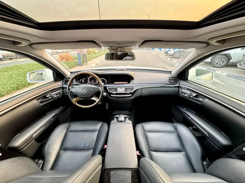 2010 Mercedes-Benz S-Class S 350 AMG PACKAGE AUCTION GRADE 4/B White Black Sedan