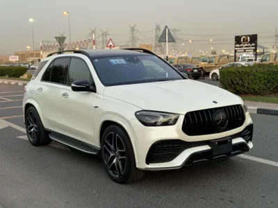 2021 Mercedes-Benz GLE-Class GLE 53 AMG 4Matic Plus 6 Cylinders White Black SUV