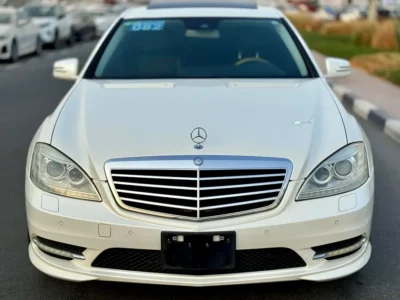 2010 Mercedes-Benz S-Class S 350 AMG PACKAGE AUCTION GRADE 4/B White Black Sedan