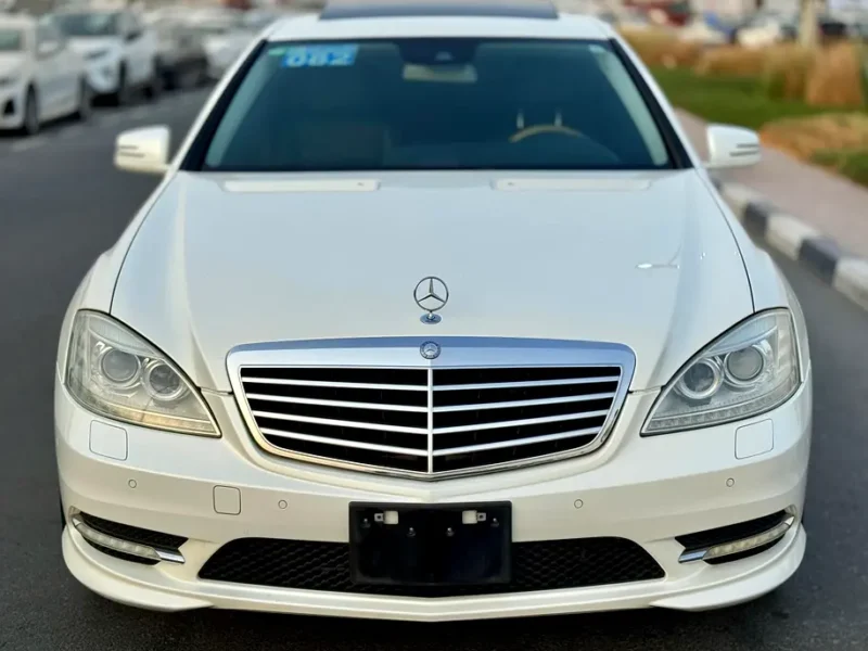 2010 Mercedes-Benz S-Class S 350 AMG PACKAGE AUCTION GRADE 4/B White Black Sedan