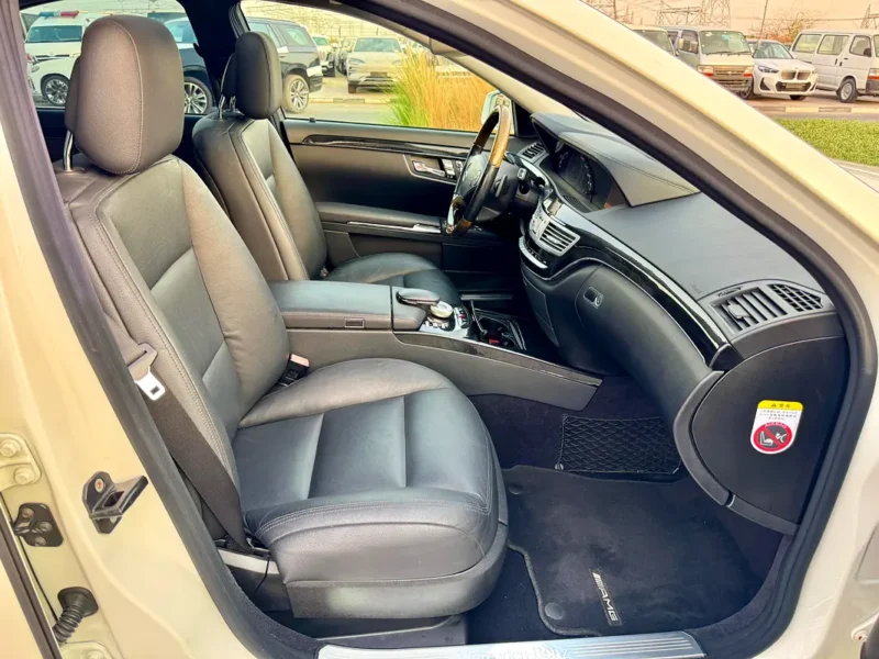 2010 Mercedes-Benz S-Class S 350 AMG PACKAGE AUCTION GRADE 4/B White Black Sedan