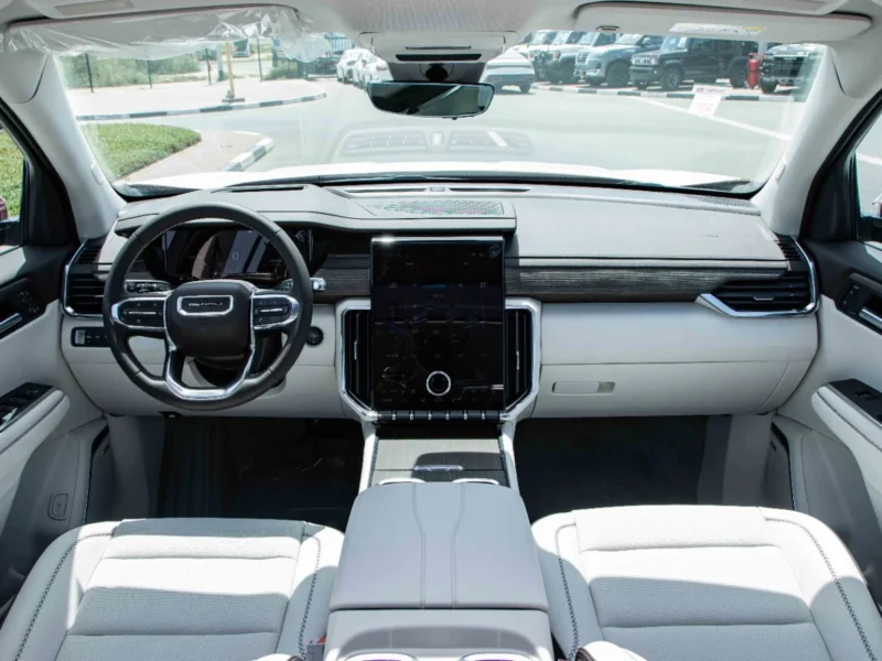 2024 GMC Acadia Denali 2.5L Turbocharged Inline-4 Petrol Engine Red White SUV