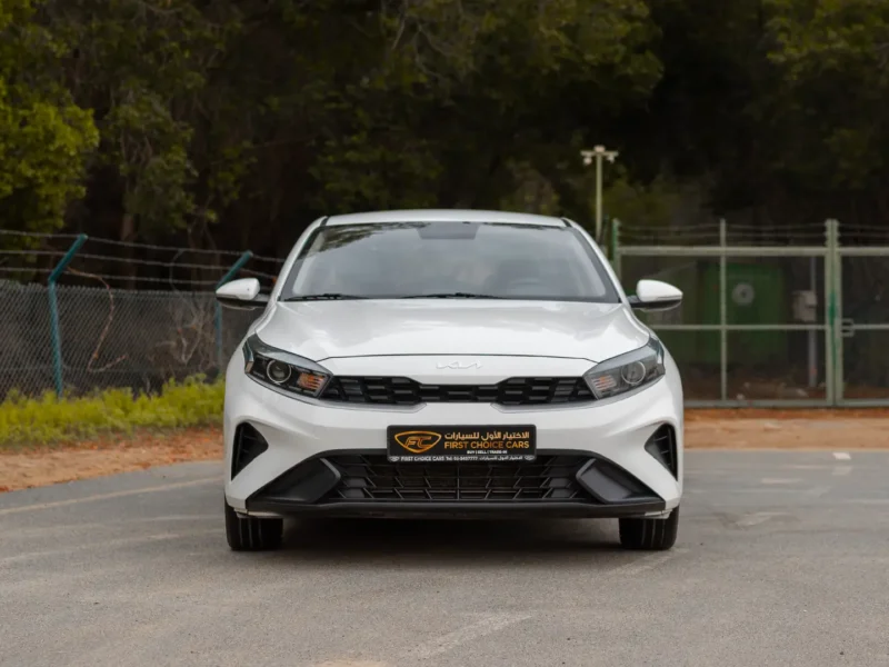 2023 Kia Cerato LX 1.6 Litres 4 Cylinders Petrol Engine White Black Sedan GCC Specs