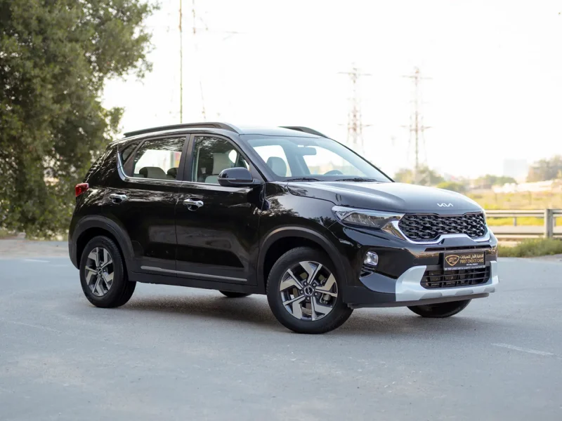 2024 Kia Sonet EX 1.5 Litres 4 Cylinders Petrol Engine Black White SUV GCC Specs
