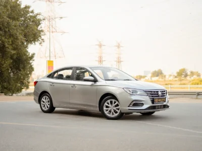 2022 MG 5 Comfort 1.5 Litres 4 Cylinders Petrol Engine Silver Grey Sedan GCC Specs