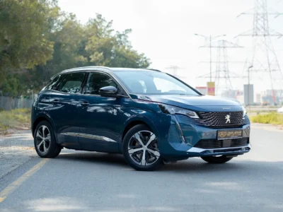 2022 Peugeot 3008 Hybrid 4 GT 1.6L 4 Cylinders Engine Blue Black SUV GCC Specs