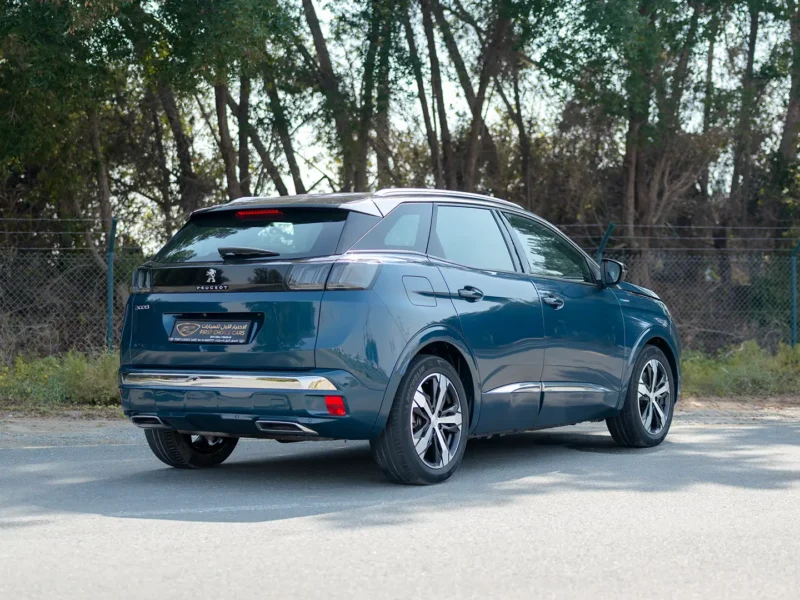2022 Peugeot 3008 Hybrid 4 GT 1.6L 4 Cylinders Engine Blue Black SUV GCC Specs