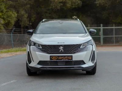 2024 Peugeot 5008 GT Line 1.6L 4 Cylinders Petrol Engine White Red SUV GCC Specs