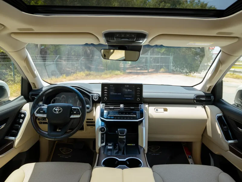 2024 Toyota Land Cruiser GXR 4.0 Litres 6 Cylinders Petrol Engine White Beige SUV GCC
