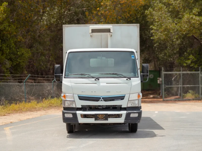 2020 Mitsubishi Canter Chiller Box 4.0L 4-Cylinder Diesel Engine White Grey Truck GCC