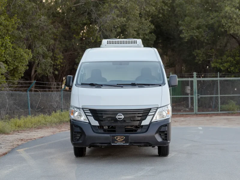 2023 Nissan Urvan High Roof 2.5 Litres 4 Cylinders Petrol Engine MT White Grey Chiller Van GCC