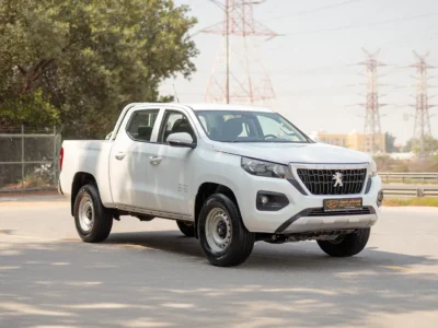2023 Peugeot Landtrek Double Cabin 2.0L 4 Cylinders Petrol Engine White Black Pickup Truck