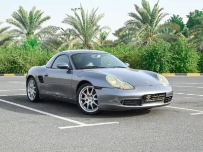 2004 Porsche Boxster S Variant 3.2 Litres 6 Cylinders Petrol Engine Silver Black Coupe GCC
