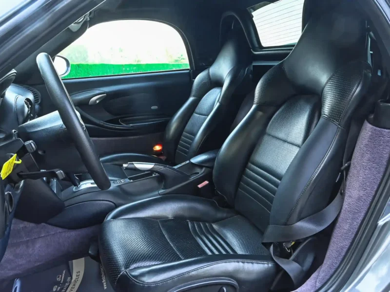 2004 Porsche Boxster S Variant 3.2 Litres 6 Cylinders Petrol Engine Silver Black Coupe GCC