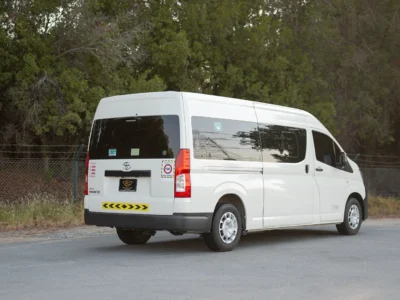 2025 Toyota Hiace GLX High Roof 3.5 Litres V6 Petrol Engine White Grey Van GCC Specs