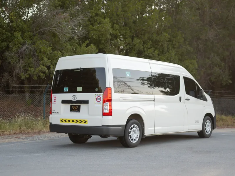 2025 Toyota Hiace GLX High Roof 3.5 Litres V6 Petrol Engine White Grey Van GCC Specs