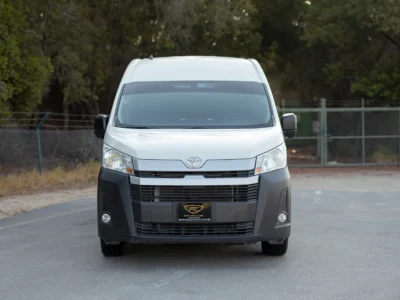 2025 Toyota Hiace GLX High Roof 3.5 Litres V6 Petrol Engine White Grey Van GCC Specs